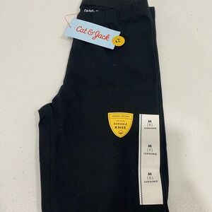 Cat & Jack Durable Knee Black Leggings